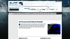 What Surf-forecast.com website looked like in 2022 (1 year ago)