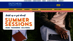 What Sunydutchess.edu website looked like in 2022 (1 year ago)