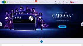 What Saregama.com website looked like in 2022 (1 year ago)
