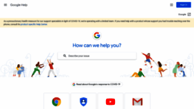 What Support.google.com website looked like in 2022 (1 year ago)