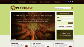What Servicespace.org website looked like in 2022 (3 years ago)