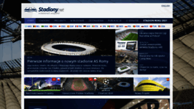 What Stadiony.net website looked like in 2022 (1 year ago)