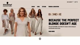 What Schwarzkopf-professionalusa.com website looked like in 2022 (1 year ago)