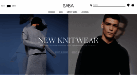 What Saba.com.au website looked like in 2022 (1 year ago)