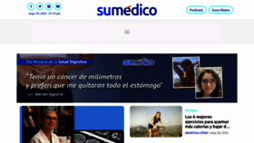 What Sumedico.com website looked like in 2022 (1 year ago)