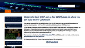 What Study-ccna.com website looked like in 2022 (1 year ago)
