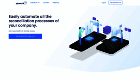 What Simetrik.com website looked like in 2022 (1 year ago)
