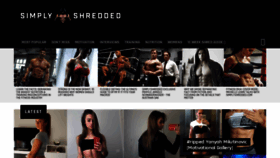 What Simplyshredded.com website looked like in 2022 (1 year ago)