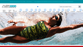 What Swim2000.com website looked like in 2022 (1 year ago)