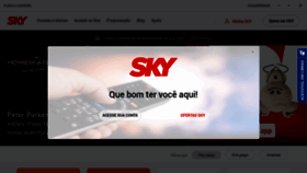What Sky.com.br website looked like in 2022 (1 year ago)