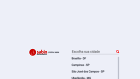 What Sabin.com.br website looked like in 2022 (3 years ago)