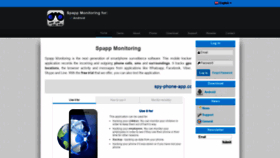 What Spappmonitoring.com website looked like in 2022 (1 year ago)