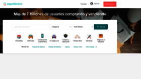 What Segundamano.com.mx website looked like in 2022 (1 year ago)