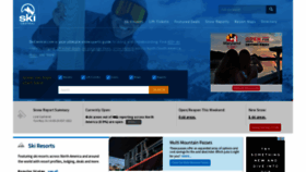What Skicentral.com website looked like in 2022 (1 year ago)