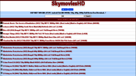 What Skymovieshd.pics website looked like in 2022 (1 year ago)