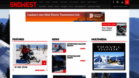 What Snowest.com website looked like in 2022 (1 year ago)