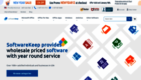 What Softwarekeep.com website looked like in 2022 (1 year ago)