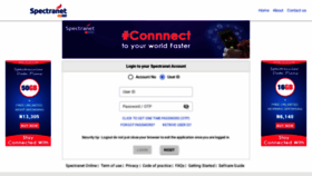 What Selfcare.spectranet.com.ng website looked like in 2022 (1 year ago)