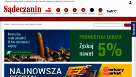 What Sadeczanin.info website looked like in 2022 (3 years ago)