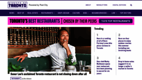 What Streetsoftoronto.com website looked like in 2022 (2 years ago)