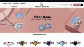 What Sagaciajewelry.com website looked like in 2022 (1 year ago)
