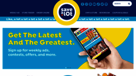 What Savealot.com website looked like in 2022 (1 year ago)