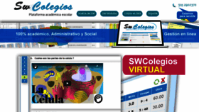 What Swcolegios.com website looked like in 2022 (1 year ago)