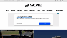 What Samchui.com website looked like in 2022 (1 year ago)
