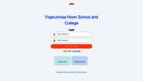 What Student.vnsc.edu.bd website looked like in 2022 (1 year ago)