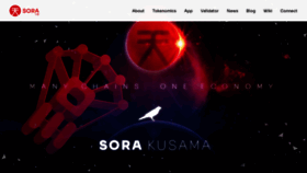 What Sora.org website looked like in 2022 (4 years ago)