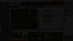What Stihl.pl website looked like in 2022 (1 year ago)