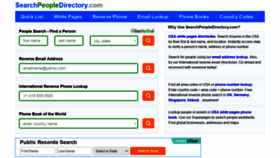 What Searchpeopledirectory.com website looked like in 2022 (1 year ago)