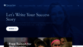 What Shawnee.edu website looked like in 2022 (1 year ago)