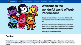 What Sitespeed.io website looked like in 2022 (3 years ago)