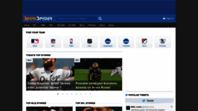What Sportspyder.com website looked like in 2022 (1 year ago)