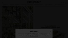 What Superfront.com website looked like in 2022 (3 years ago)