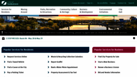 What Saskatoon.ca website looked like in 2022 (1 year ago)
