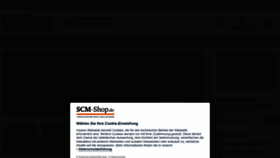 What Scm-shop.de website looked like in 2022 (1 year ago)