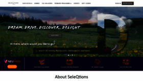 What Seleqtionshotels.com website looked like in 2022 (1 year ago)