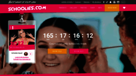 What Schoolies.com website looked like in 2022 (1 year ago)