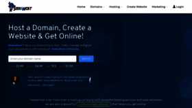 What Seekahost.com website looked like in 2022 (1 year ago)