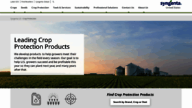 What Syngentacropprotection.com website looked like in 2022 (1 year ago)