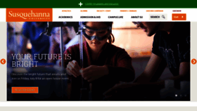 What Susqu.edu website looked like in 2022 (1 year ago)