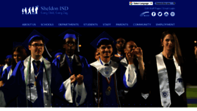 What Sheldonisd.com website looked like in 2022 (1 year ago)