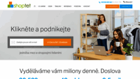 What Shoptet.cz website looked like in 2022 (1 year ago)