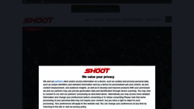 What Shoot.co.uk website looked like in 2022 (3 years ago)
