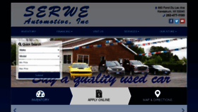 What Serweauto.com website looked like in 2022 (1 year ago)