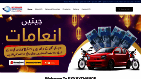 What Skyexchange.com.pk website looked like in 2022 (1 year ago)