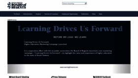 What Sdbor.edu website looked like in 2022 (1 year ago)