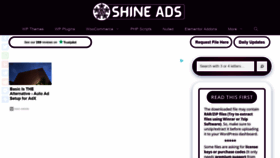 What Shineads.in website looked like in 2022 (1 year ago)